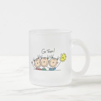 De Café Vidro Jateado Vão as figuras caneca da vara da equipe