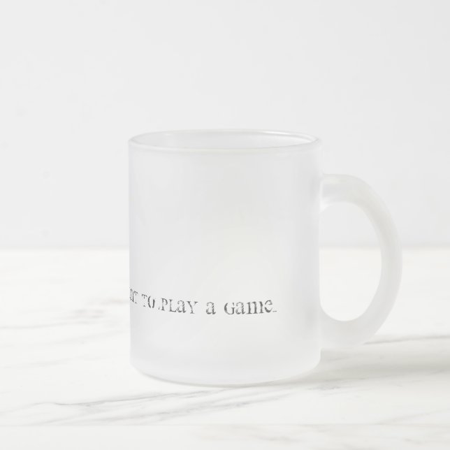 De Café Vidro Jateado Viu a caneca II (Direita)