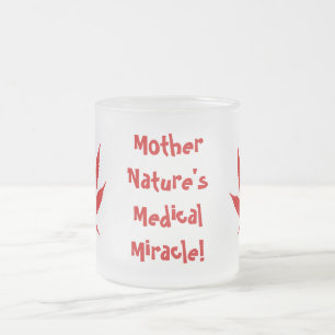 De Café Vidro Jateado W02 da "o milagre médico mãe Natureza!" Caneca