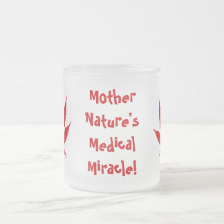De Café Vidro Jateado W02 da "o milagre médico mãe Natureza!" Caneca