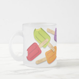 De Café Vidro Jateado Yum! Caneca do fosco