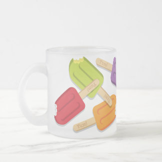 De Café Vidro Jateado Yum! Caneca do fosco
