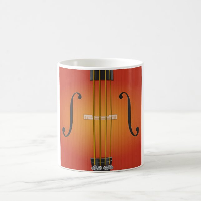 De Café violoncelo, violino, viola, ou caneca baixa (Centro)