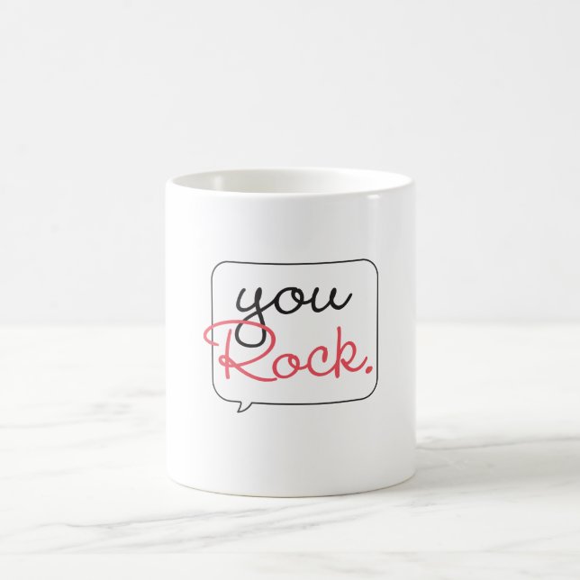 De Café Você balança a caneca da bolha do discurso (Centro)