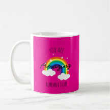 Você É Incrível - Caneca Rosa Vibrante