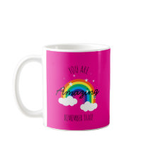 Você É Incrível - Caneca Rosa Vibrante