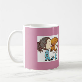 De Café Você é minha caneca da pessoa - rosa