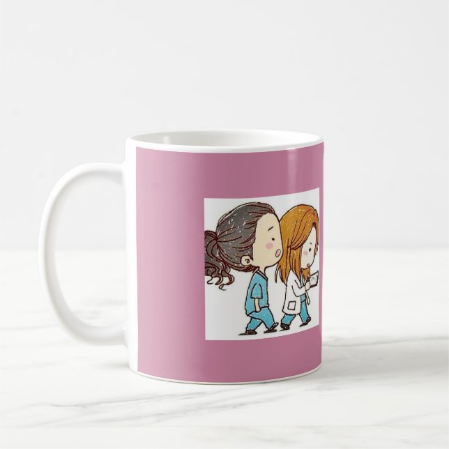 De Café Você é minha caneca da pessoa - rosa (Esquerda)