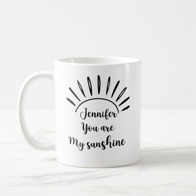 De Café Você é minha caneca engraçada e engraçada. (Esquerda)