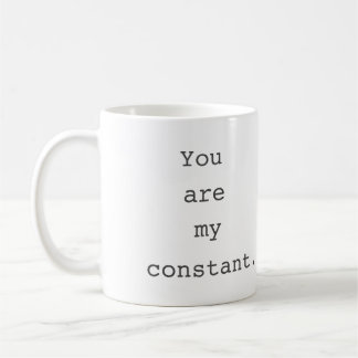 De Café Você é minha caneca romântica perdida tevê