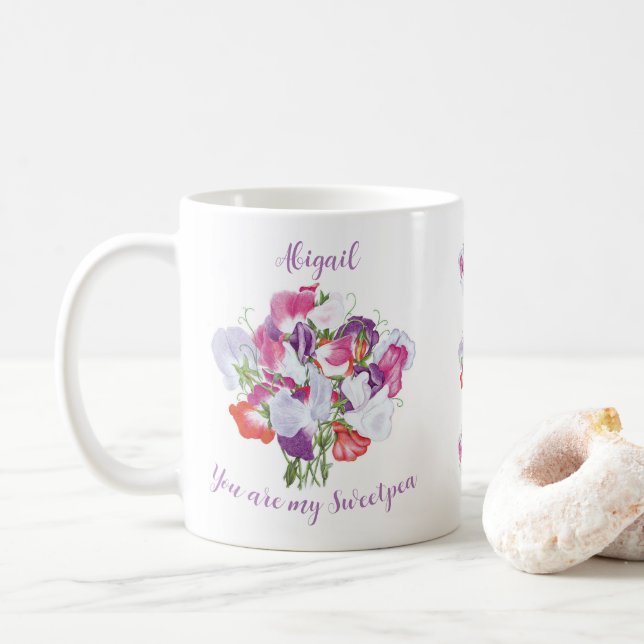De Café Você É Minha Doce Personalizado Caneca (Com Donut)