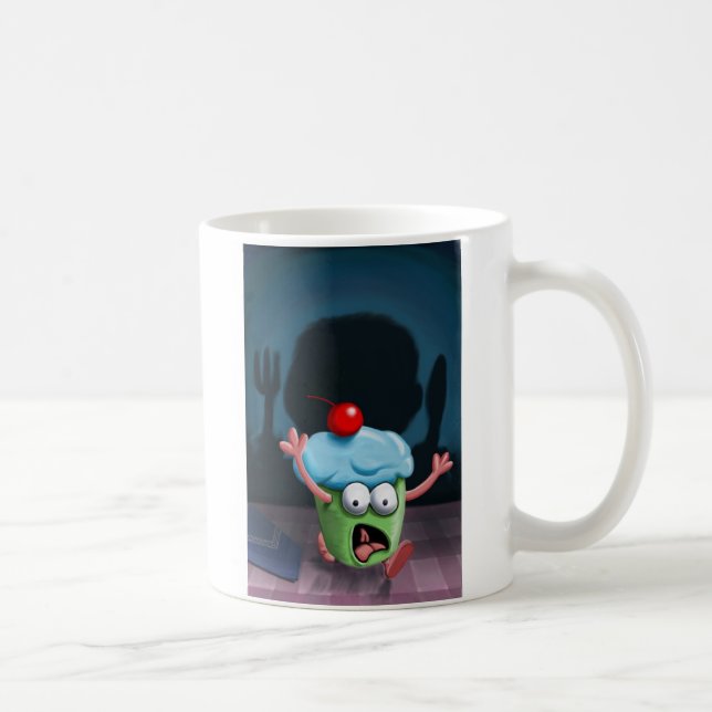 De Café Você não pode se esconder da caneca do Muffin (Direita)