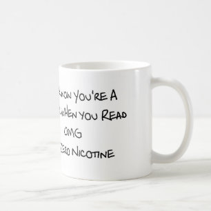 De Café Você sabe que você é um Vaper caneca branca