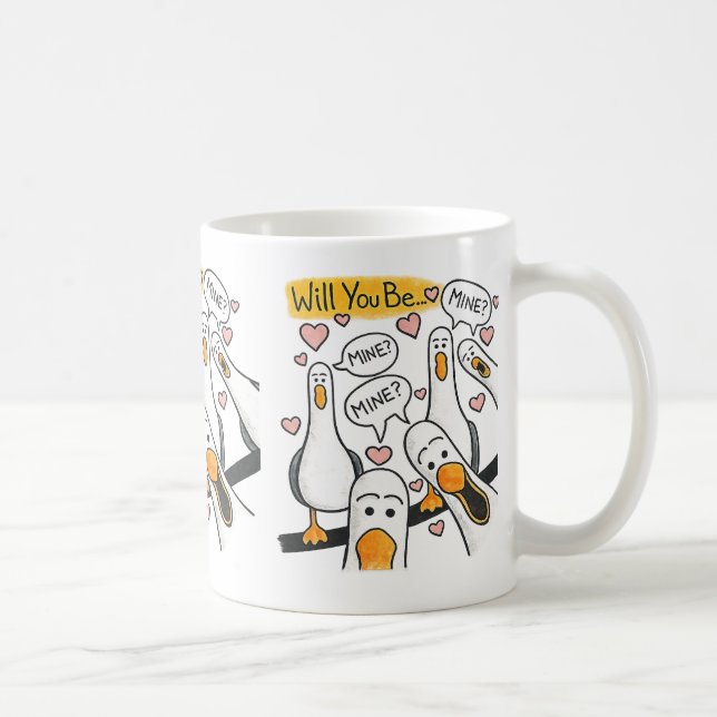 De Café Você Será Minha? Caneca do Dia dos Namorados (Direita)