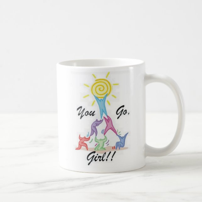 De Café Você vai caneca da menina (Direita)
