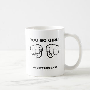 De Café Você Vai Menina Caneca Engraçada