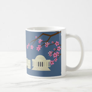 De Café Washington, caneca icónica tirada mão das vistas