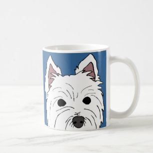 De Café Westie enfrenta a caneca
