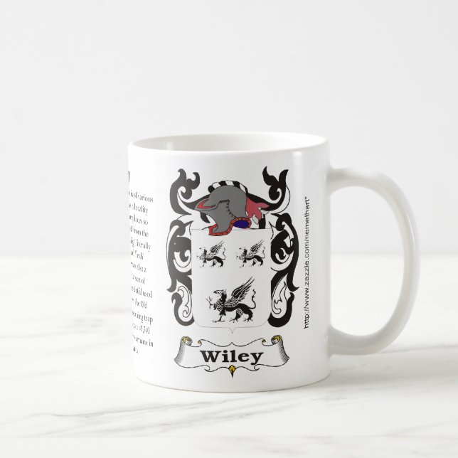 De Café Wiley, a origem e significado em uma caneca (Direita)