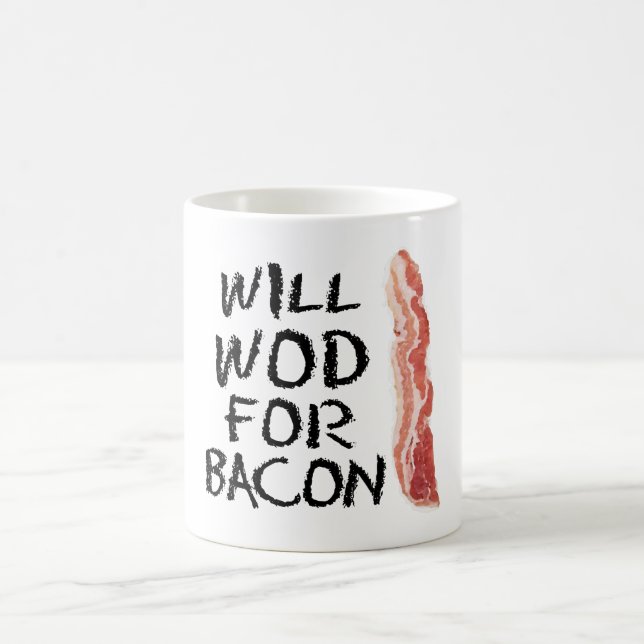 De Café WOD para caneca do bacon" (Centro)