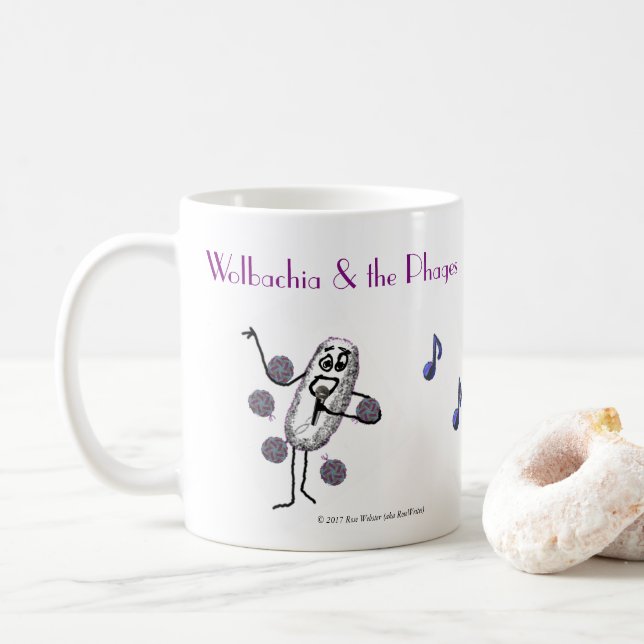 De Café Wolbachia & a caneca dos fago por RoseWrites (Com Donut)