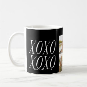 De Café XOXO Love in Black   Caneca