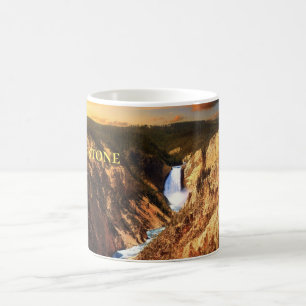 De Café Yellowstone cai caneca