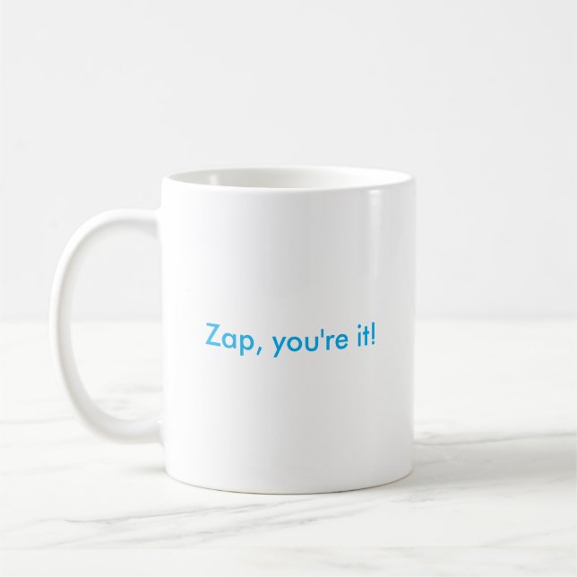 De Café Zap, você são ele! caneca (Esquerda)