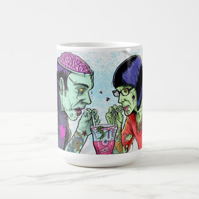 De Café zombies caneca (Centro)