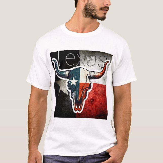 👕 de camisa do Texas (Frente)