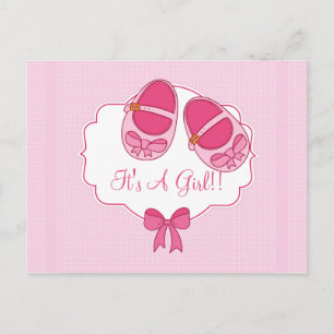 De "cartão bonito do convite do chá de fraldas