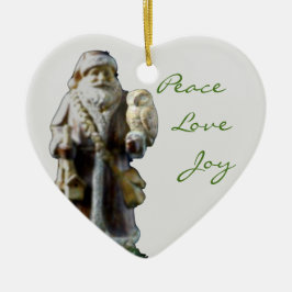 De Cerâmica 2015 papais noeis & ornamento cerâmico do vintage