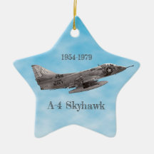 A-4 Ornamento Cerâmico Skyhawk