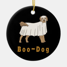 De Cerâmica "A Boo-Dog" Ornamento do Dia das Bruxas para Mãe d