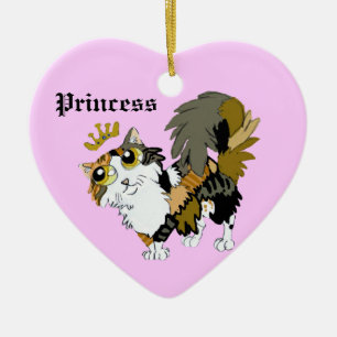 De Cerâmica A chita tem Cattitude! ornamento da princesa do