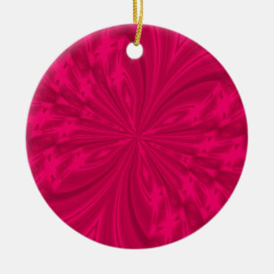 De Cerâmica Abstrato Borboleta Rasp. Ornamento Rosa