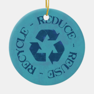 De Cerâmica Afligido reduza o ornamento do reciclar reusar