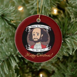 De Cerâmica Agitando o Ornamento Shakespeare