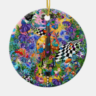 De Cerâmica Alice no País das Maravilhas do Ornamento do Tea p