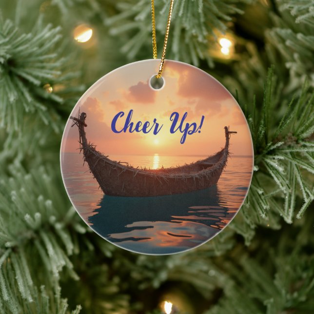 De Cerâmica Anime-se! Ornamento (Árvore)