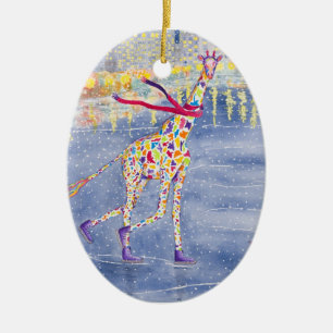 De Cerâmica Annabelle no ornamento do gelo