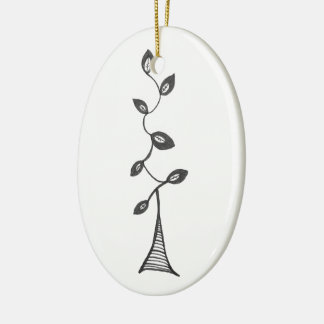 De Cerâmica Árvore abstrata do ornamento da vida