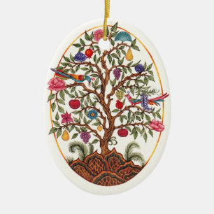 De Cerâmica Árvore personalizada do ornamento da vida