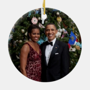 De Cerâmica Barack & Michelle 2010 - Ornamento