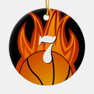 De Cerâmica Basquetebol - ornamento personalizado