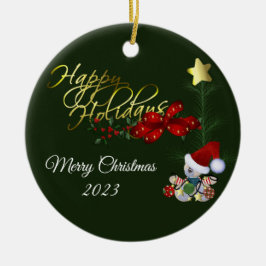 De Cerâmica Boas Festas, Natal, ornamento cerâmico