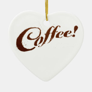 De Cerâmica Café Café - Ornamento Cardíaco