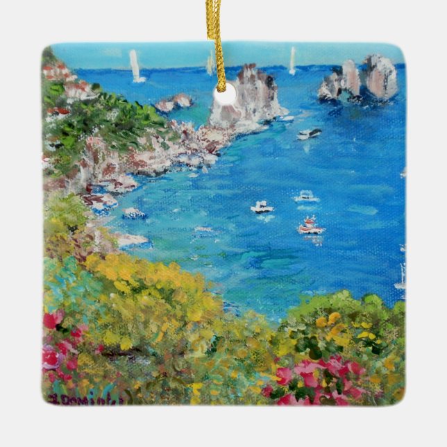 De Cerâmica Capri, Italia - ornamento (Frente)