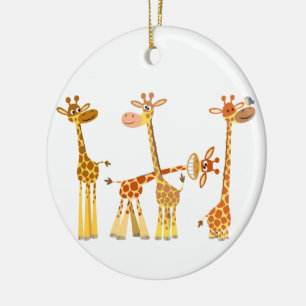 De Cerâmica Cartoon Girafas: O Ornamento do Herdeiro