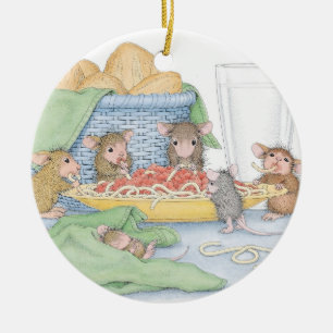 De Cerâmica Casa-Rato Designs® - ornamento
